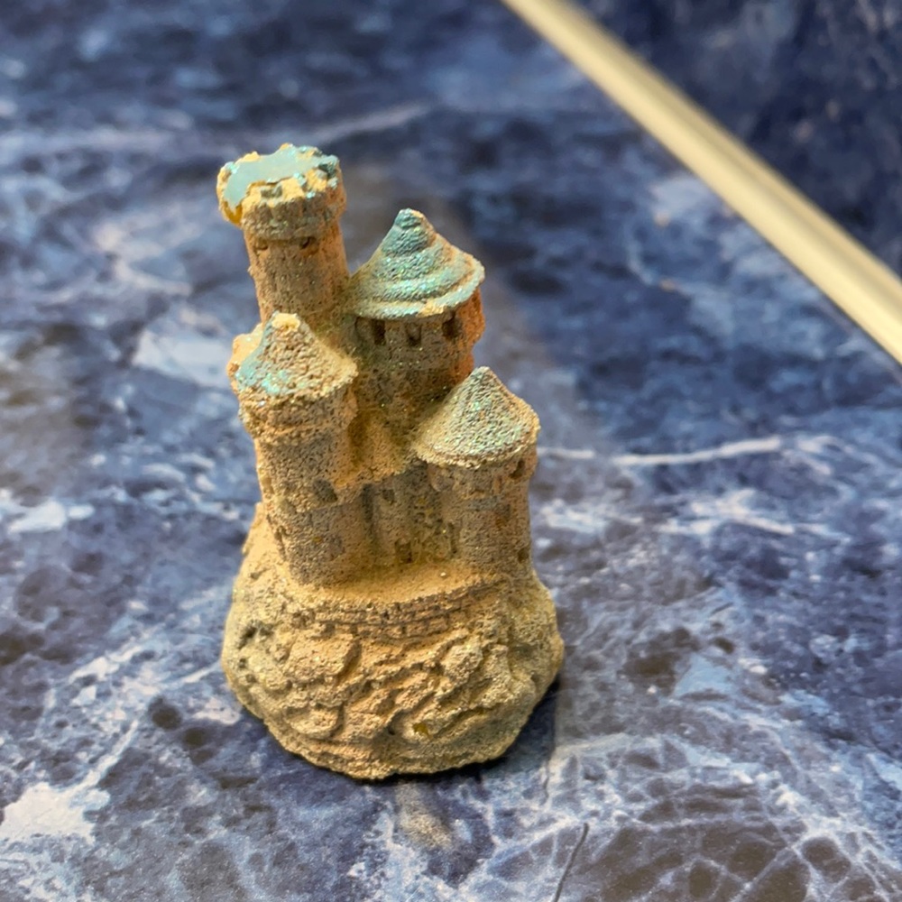 Sparkly castle miniature - can be used for decoration